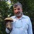 Paul Scott holding a Boletus nobilissimus -a rare find! 